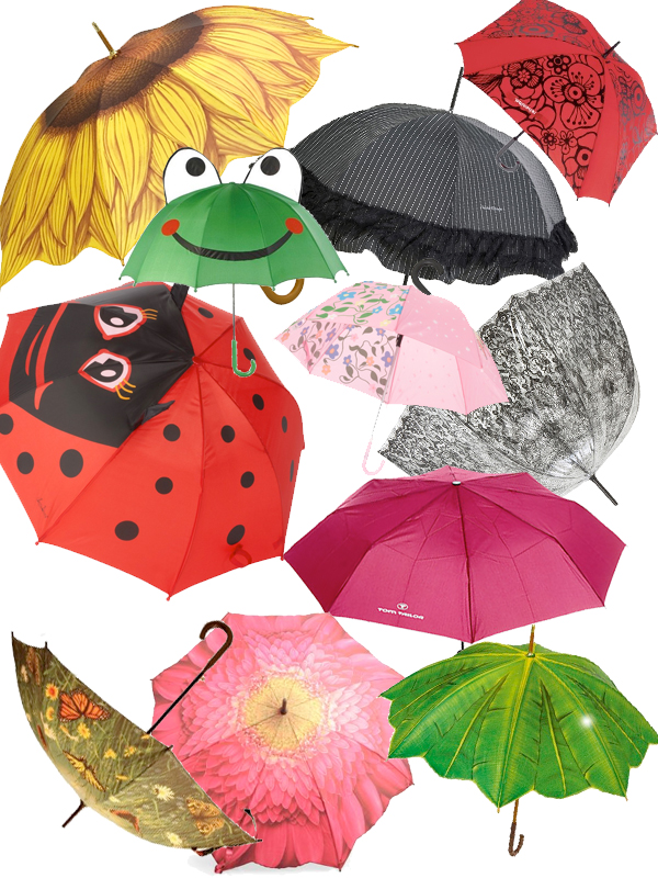 Regenschirme von Knirps, Fulton und Rosemarie Schulz