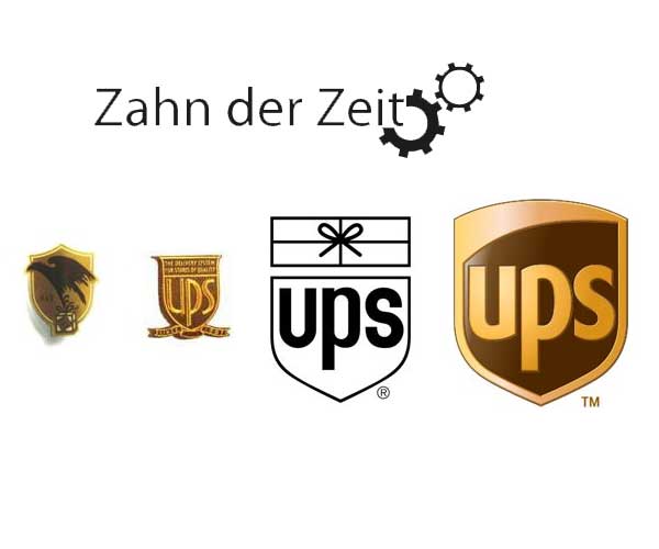 Logo Entwicklung von UPS