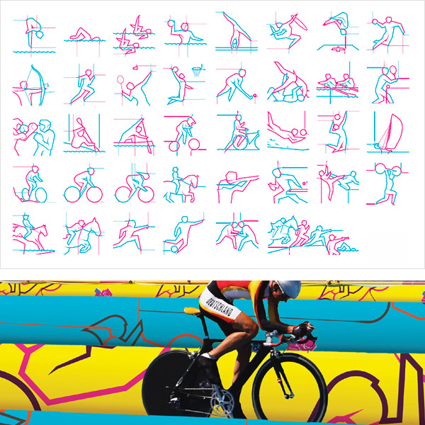 Olympische Spiele 2012 Piktogramme