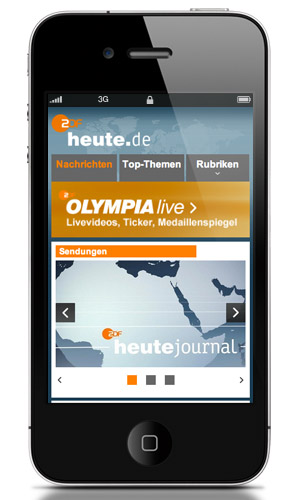 Webseite des Monats: Mobile Anwendung